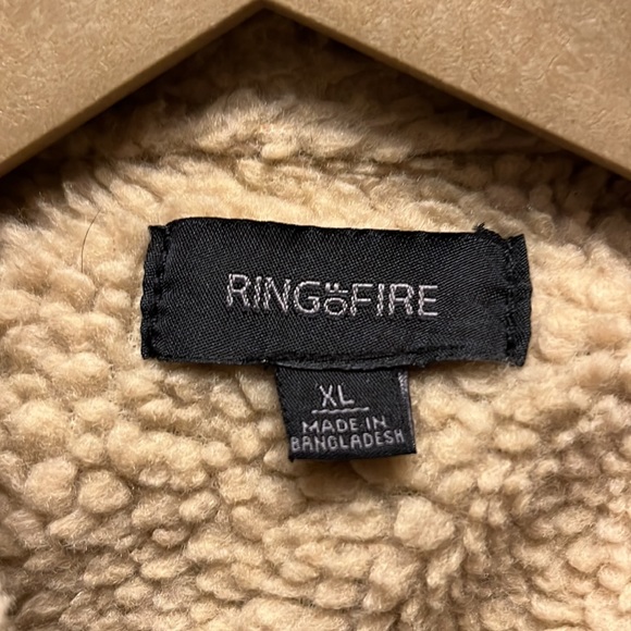 Ring of fire denim Sherpa jacket - Picture 5 of 6